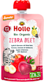 Био пюре Zebra Beet с ябълка, банан и червено цвекло 6м+ Holle