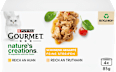 Nassfutter Katze mit Huhn & Truthahn, nature's creations, Multipack (4x85 g) Purina Gourmet