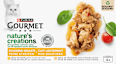 Nassfutter Katze mit Huhn & Truthahn, nature's creations, Multipack (4x85 g) Purina Gourmet