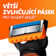 Fusion5 náhradní holicí hlavice 8 ks + gel na holení 200 ml Gillette