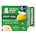Rastlinný dezert mango a kiwi s kokosovým mliekom Gerber Organic