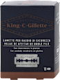 Lamette di ricambio per rasoio di sicurezza King. C. Gillette