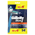Pánske jednorazové holiace strojčeky Blue II Plus 10+4 Gillette