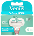 Náhradné holiace hlavice Deluxe Smooth Sensitive Gillette Venus