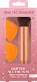 Pinsel & Make-up Schwamm Set 3tlg Glitter All The Way REAL TECHNIQUES