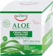 Crema viso anti-rughe con aloe vera equilibra