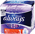 Absorbante de noapte Platinum mărimea 3 always