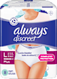 discreet Pants Inkontinenz Gr. L Plus  always