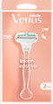 Maszynka do golenia Smooth Sensitive Pink damska (1szt + 2 wkłady) Gillette Venus
