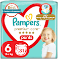 plenkové kalhotky, velikost 6 Pampers Premium Care