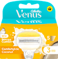 Venus Coconut 3 lamette di ricambio per rasoio donna Gillette Venus