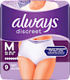 discreet Pants Inkontinenz Plus Gr. M, Vorteilspack (4x9 St) always