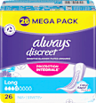 discreet Einlagen Inkontinenz Long Mega Pack always