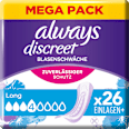 discreet Einlagen Inkontinenz Long Mega Pack always