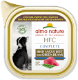 Cibo umido per cani HFC COMPLETE vaschetta con angus irlandese e fagiolini almo nature