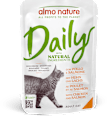 Bocconcini per gatti Daily con pollo e salmone almo nature