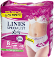 Pants SPECIALIST Lady discreet ipoallergenici taglia M LINES
