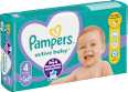 Plienky Active Baby veľ. 4 (9 - 14 kg) Pampers active baby