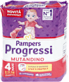 Pannolini Progressi Mutandino taglia 4 maxi (8-15 kg) Pampers