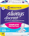 discreet Einlagen Inkontinenz Long Mega Pack always