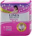 Pants assorbenti post parto taglia M (40-44) LINES
