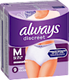 discreet Pants Inkontinenz Plus Gr. M, Vorteilspack (4x9 St) always