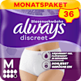 discreet Pants Inkontinenz Plus Gr. M, Vorteilspack (4x9 St) always
