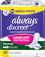 discreet Einlagen Inkontinenz Normal Mega Pack always