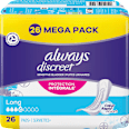 discreet Einlagen Inkontinenz Long Mega Pack always