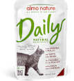 Bocconcini per gatti Daily con anatra e pollo almo nature