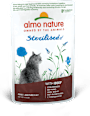 Cibo umido per gatti Sterilised con manzo almo nature