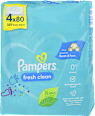 Chusteczki nawilżane Fresh Clean (4x80) Pampers