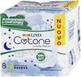 Assorbenti notte Cotone by Lines Natura con ali  LINES