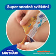 Splashers Baby Shark plenkové kalhotky do vody, velikost 3 Pampers Splashers