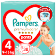 Scutece chiloţel numărul 4, 9-15 kg Pampers Premium Care