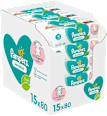Feuchttücher sensitive (15x80 St), Vorteilspack Pampers