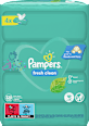 Vlhčené utierky Fresh clean - 4 x 80 Pampers