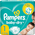 Windeln Baby Dry, Gr. 1 Newborn (2-5 kg) Pampers