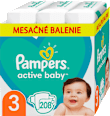 Plienky veľkosť 3 (6 - 10 kg) Monthly Box Pampers active baby