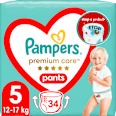 Scutece chiloţel numărul 5 12-17 kg Pampers Premium Care