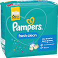 Feuchttücher Fresh Clean (6 x 52 Stück)  Pampers
