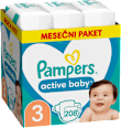 Plenice velikost 3 - mesečno pakiranje (6-10 kg) Pampers active baby
