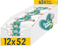 Vlhčené utierky Sensitive - 12 x 52 Pampers