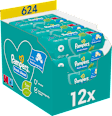 Vlhčené utierky Fresh Clean - 12 x 52 Pampers