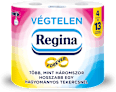 Toalettpapír, Végtelen, 4 tekercs, 2 rétegű Regina