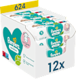 Vlhčené utierky Sensitive - 12 x 52 Pampers
