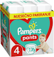 Pelene-gaćice mjesečno pakiranje, vel.4 (9 - 15 kg) Pampers active baby