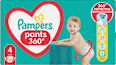 Scutece chiloțel Mega Box, numărul 4, 9-15 kg Pampers