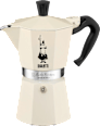 Bialetti Moka Express Classic (270ml), creme/schwarz Dekorieren & Einrichten