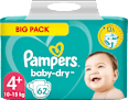 Windeln Baby Dry Gr.4+ Maxi Plus (10-15 kg), Big Pack Pampers